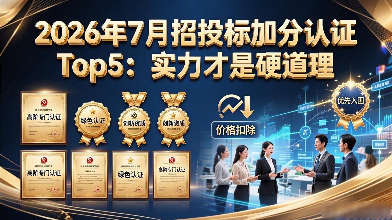 招投标加分_企业认证的真正价值_企业认证不是贴标签