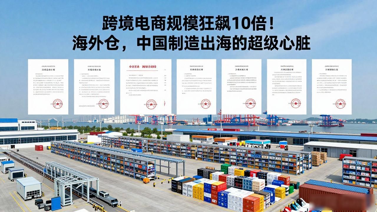 跨境电商规模狂飙10倍！海外仓，中国制造出海的超级心脏