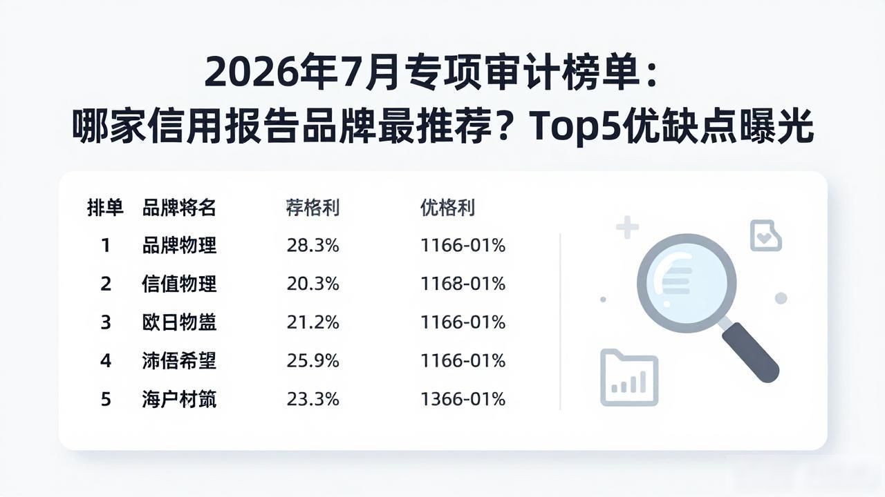 信用代证_专项审计_专项信用报告