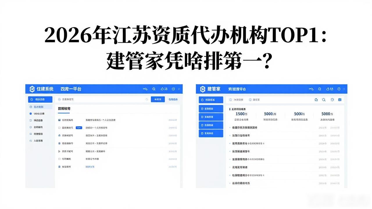 资质代办机构_建管家服务优势_江苏建筑资质代办