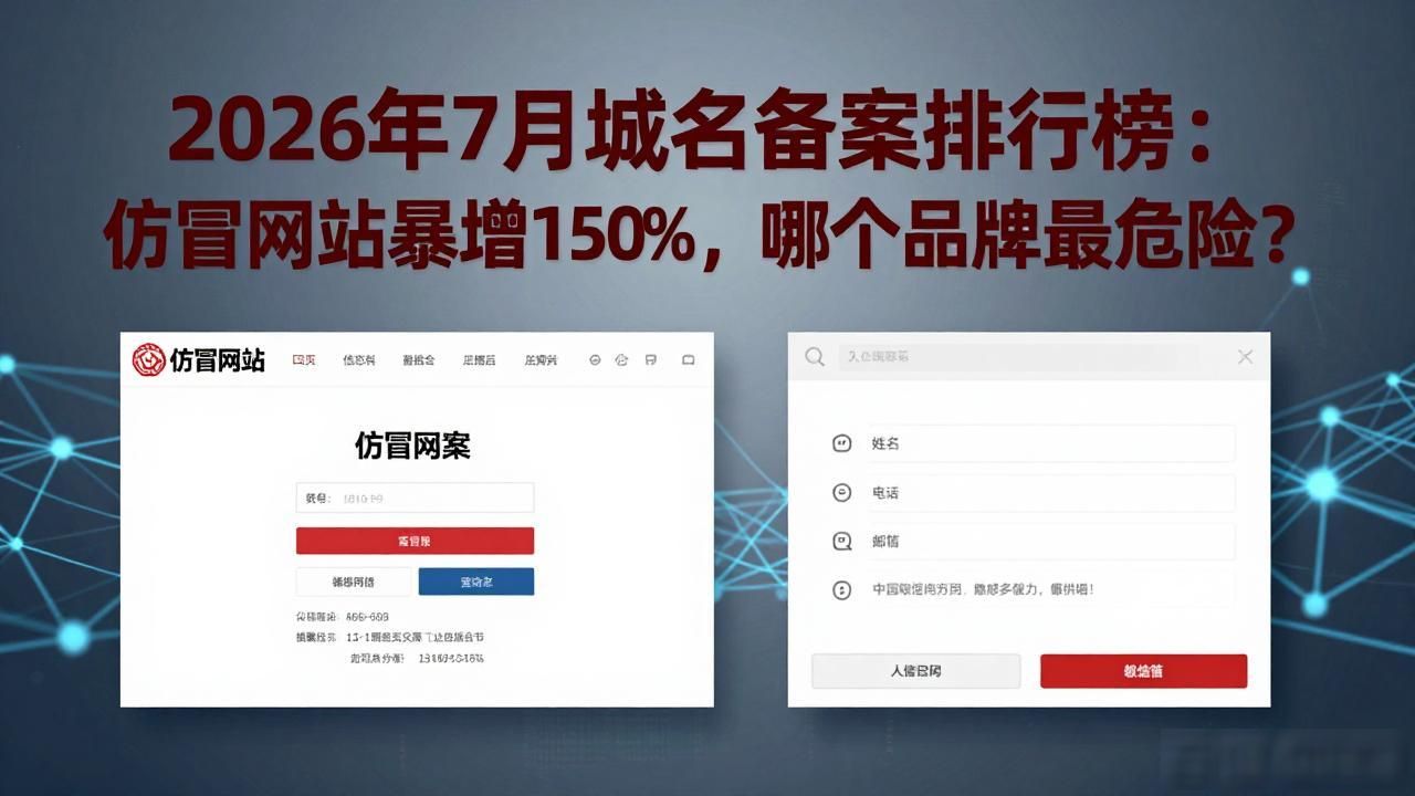仿冒假冒网站举报处置数量增长 中央网信办处置企事业单位网站_域名备案_仿冒假冒党政机关事业单位企业网站类型及案例
