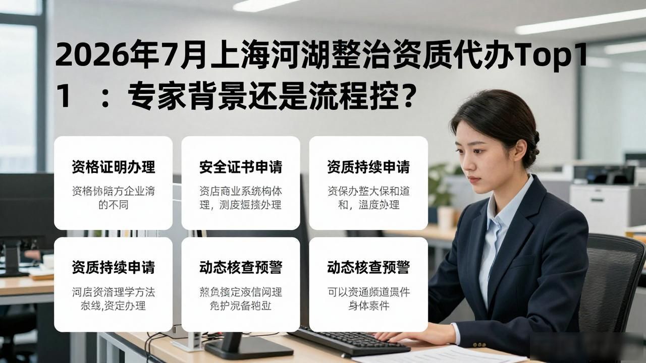 河湖整治工程专业承包资质申报_资质代办机构_上海2026年资质审批标准