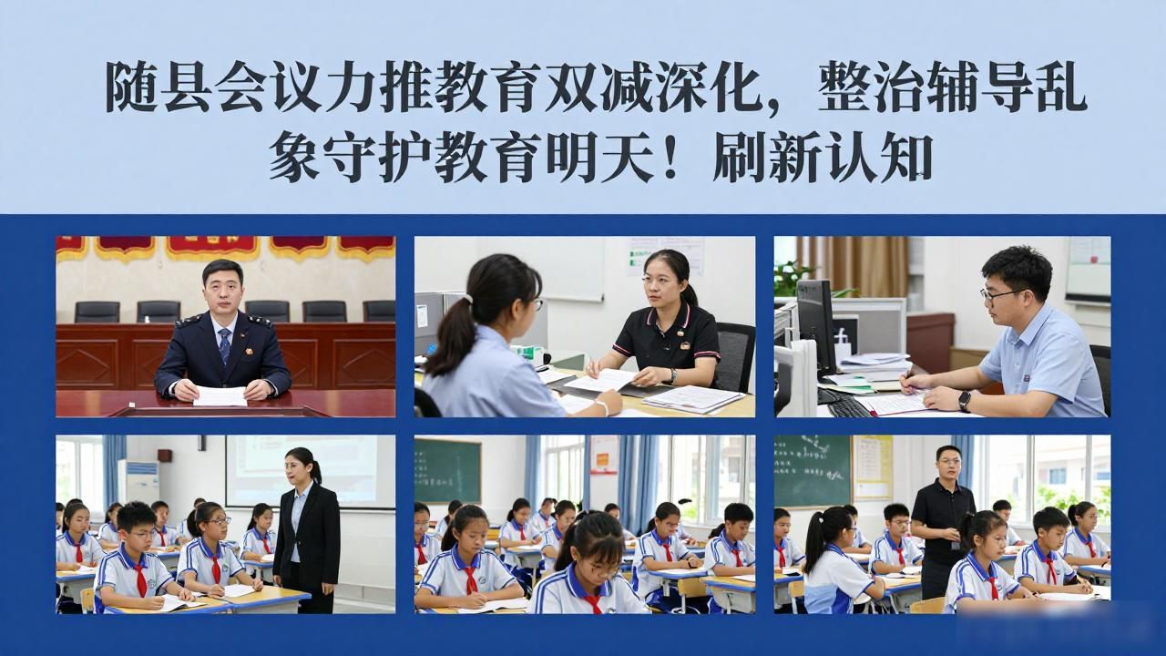 纠治中小学生课外辅导乱象专项整治_教育双减深化_随县双减工作联席会议