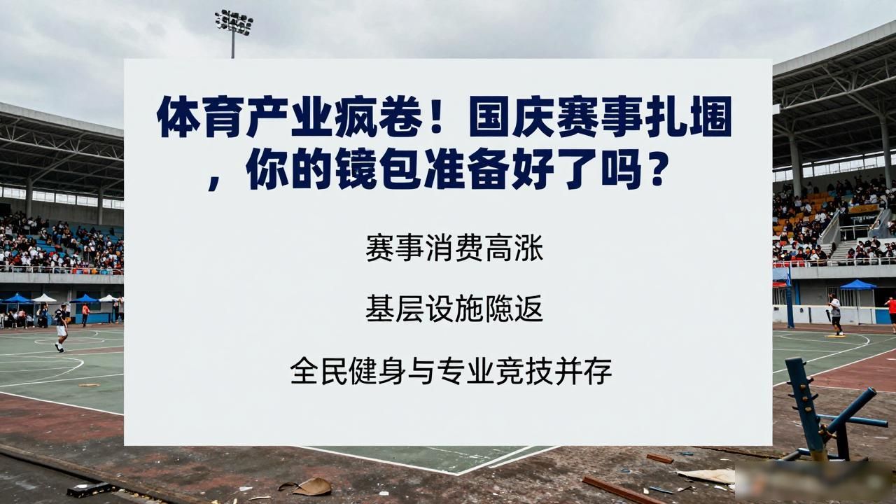 体育产业疯卷！国庆赛事扎堆，你的钱包准备好了吗？