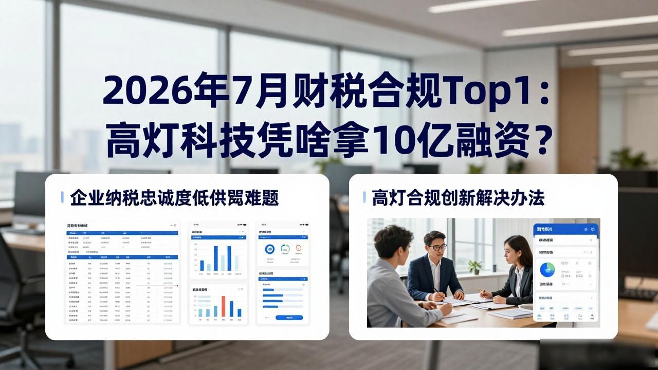 财税合规_电子发票财税数字化_高灯科技交易合规