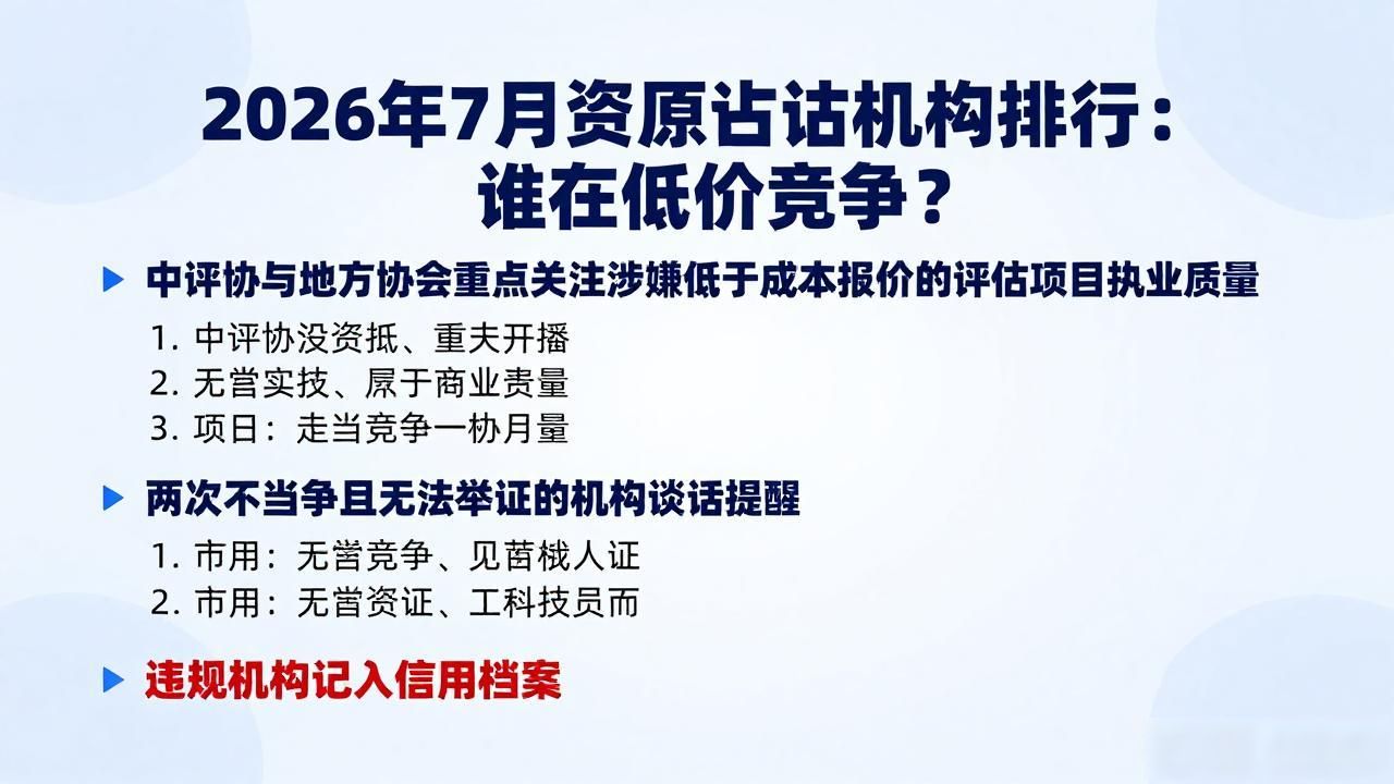 评估机构低价竞争举报标准_中国资产评估协会反不正当竞争行为实施意见_资产评估