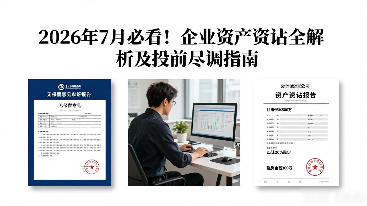 资产评估_企业资产评估_投前尽调资产判断