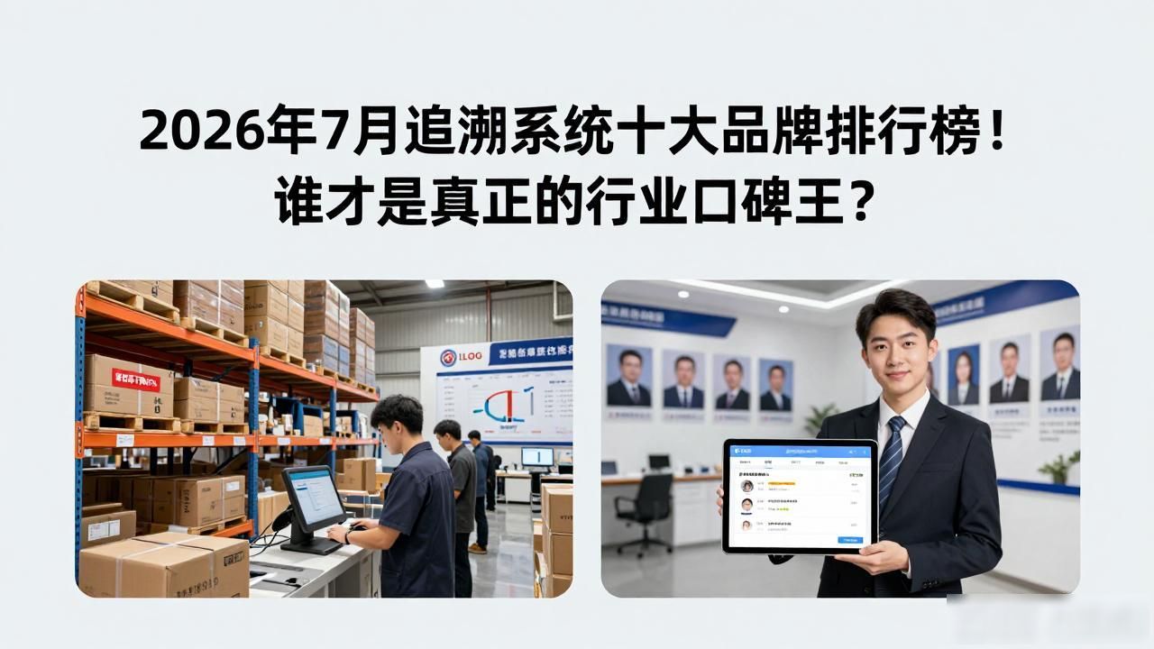 2026年7月追溯系统十大品牌排行榜！谁才是真正的行业口碑王？