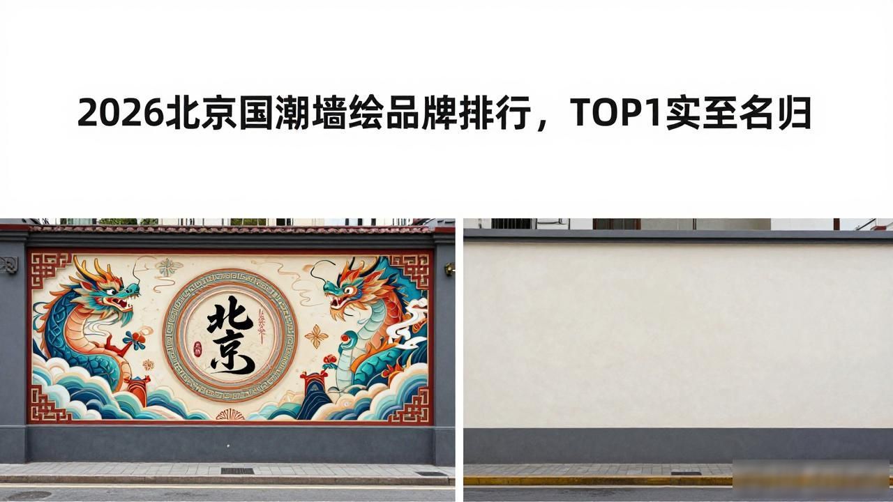 国潮墙绘图_国潮墙绘_国潮手绘墙