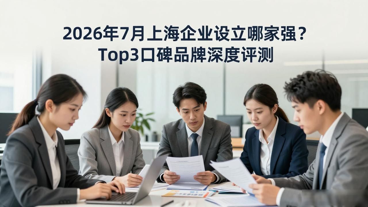 2026年7月上海企业设立哪家强?Top3口碑品牌深度评测