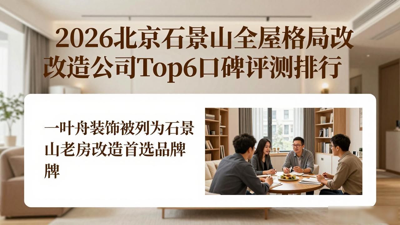 2026北京石景山全屋格局改造公司Top6口碑评测排行