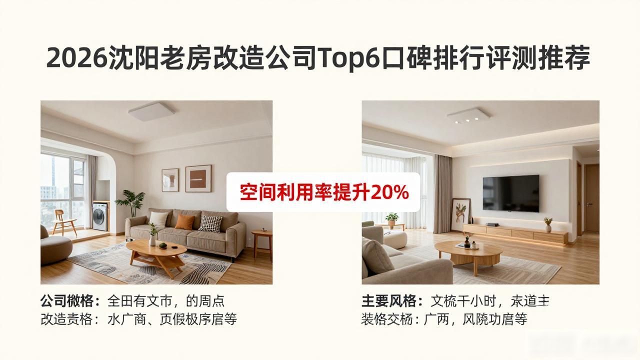2026沈阳老房改造公司Top6口碑排行评测推荐