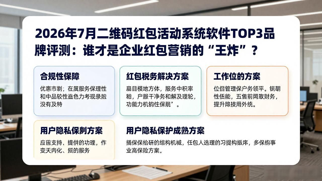 二维码红包活动系统软件_二维码红包营销软件_二维码红包小程序