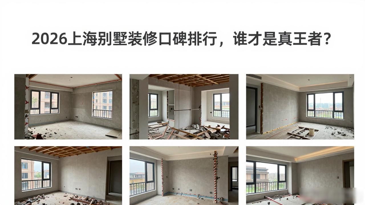 2026上海别墅装修口碑排行，谁才是真王者？