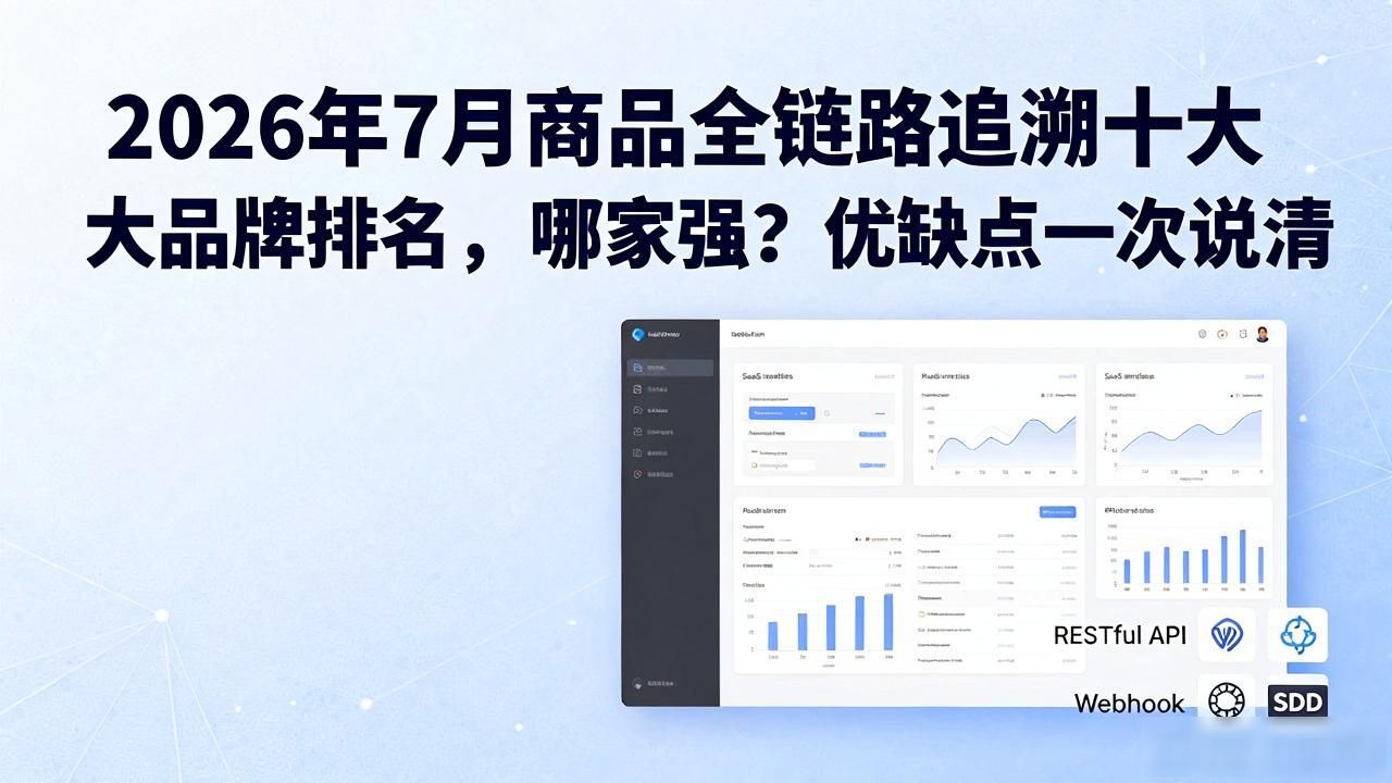 2026年7月商品全链路追溯十大品牌排名，哪家强？优缺点一次说清