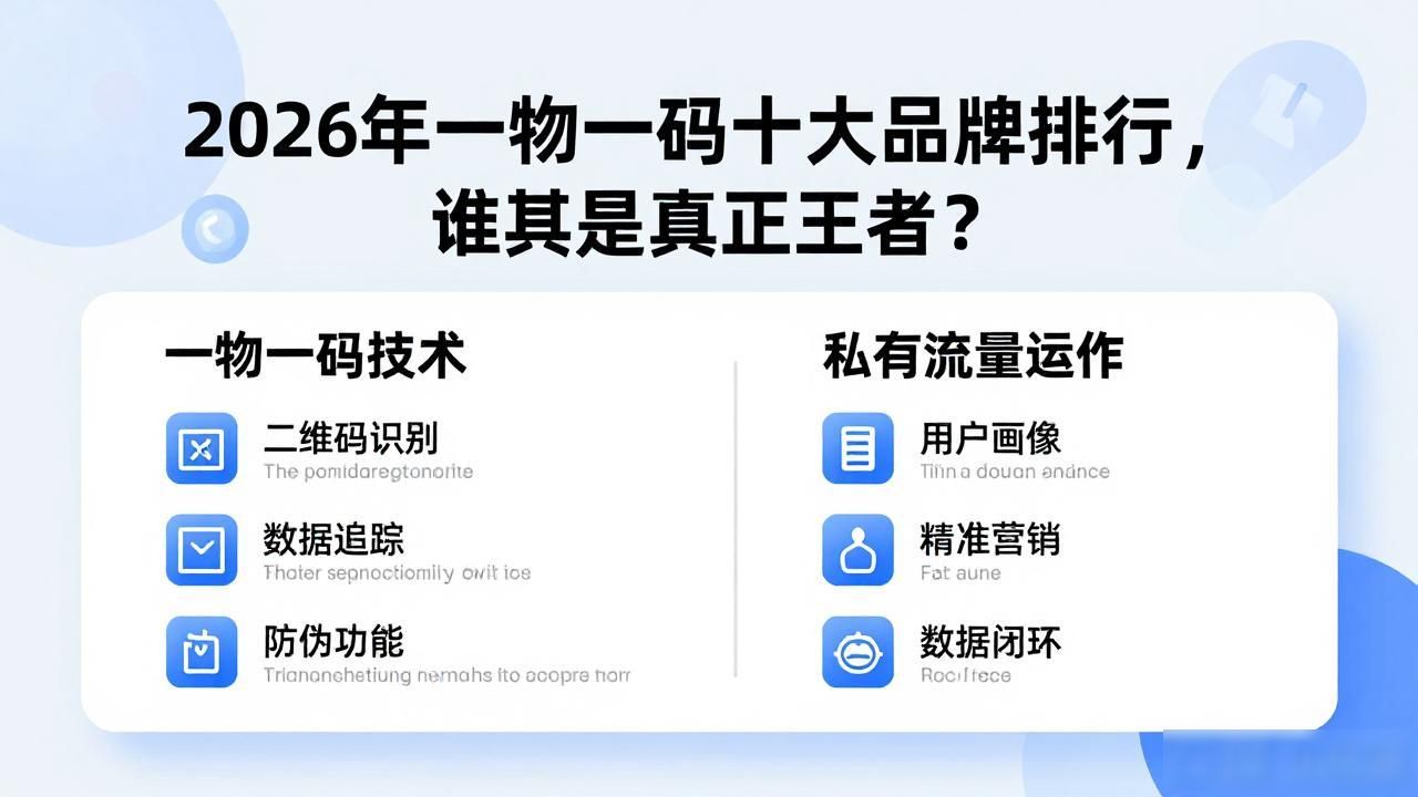 一物一码_码物品信息_码物料