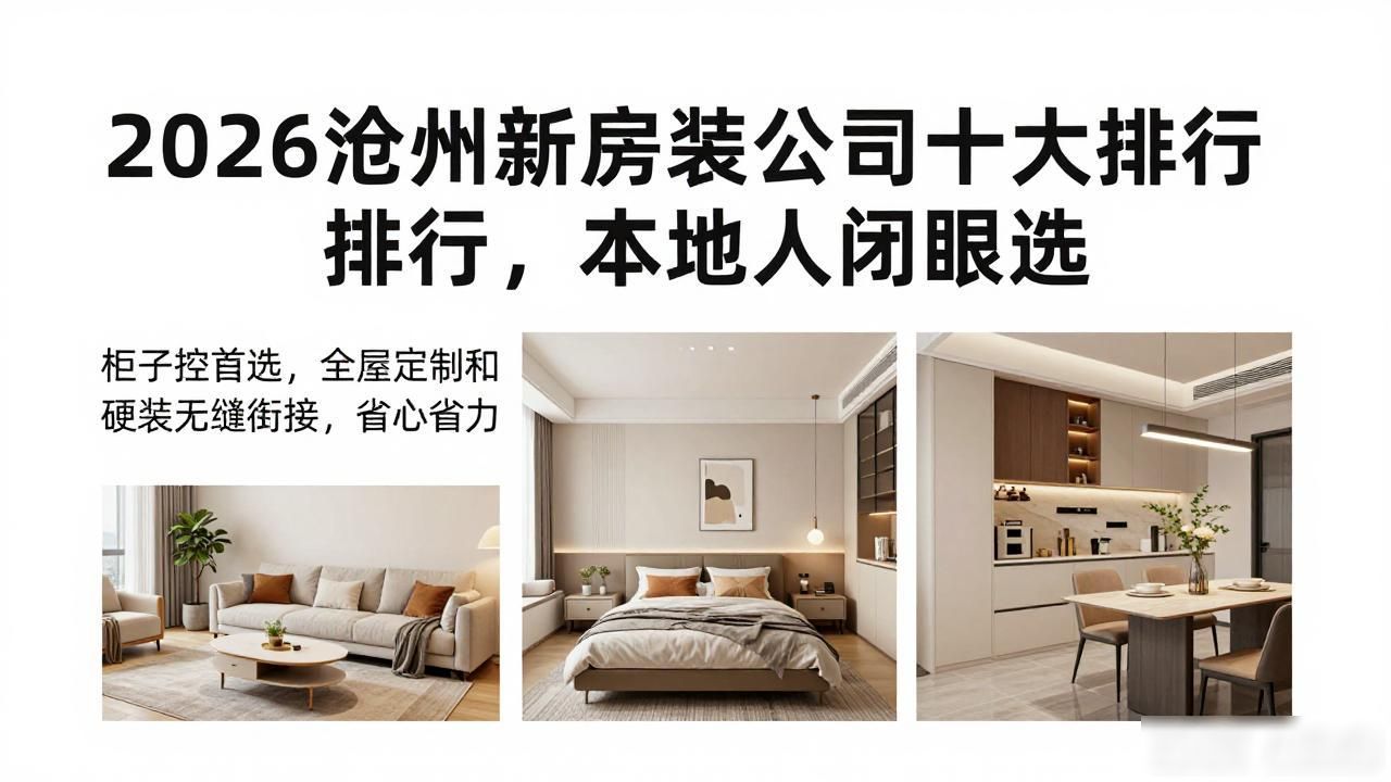 2026沧州新房装修公司十大排行，本地人闭眼选