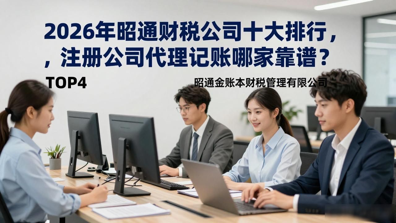 2026年昭通财税公司十大排行，注册公司代理记账哪家靠谱？