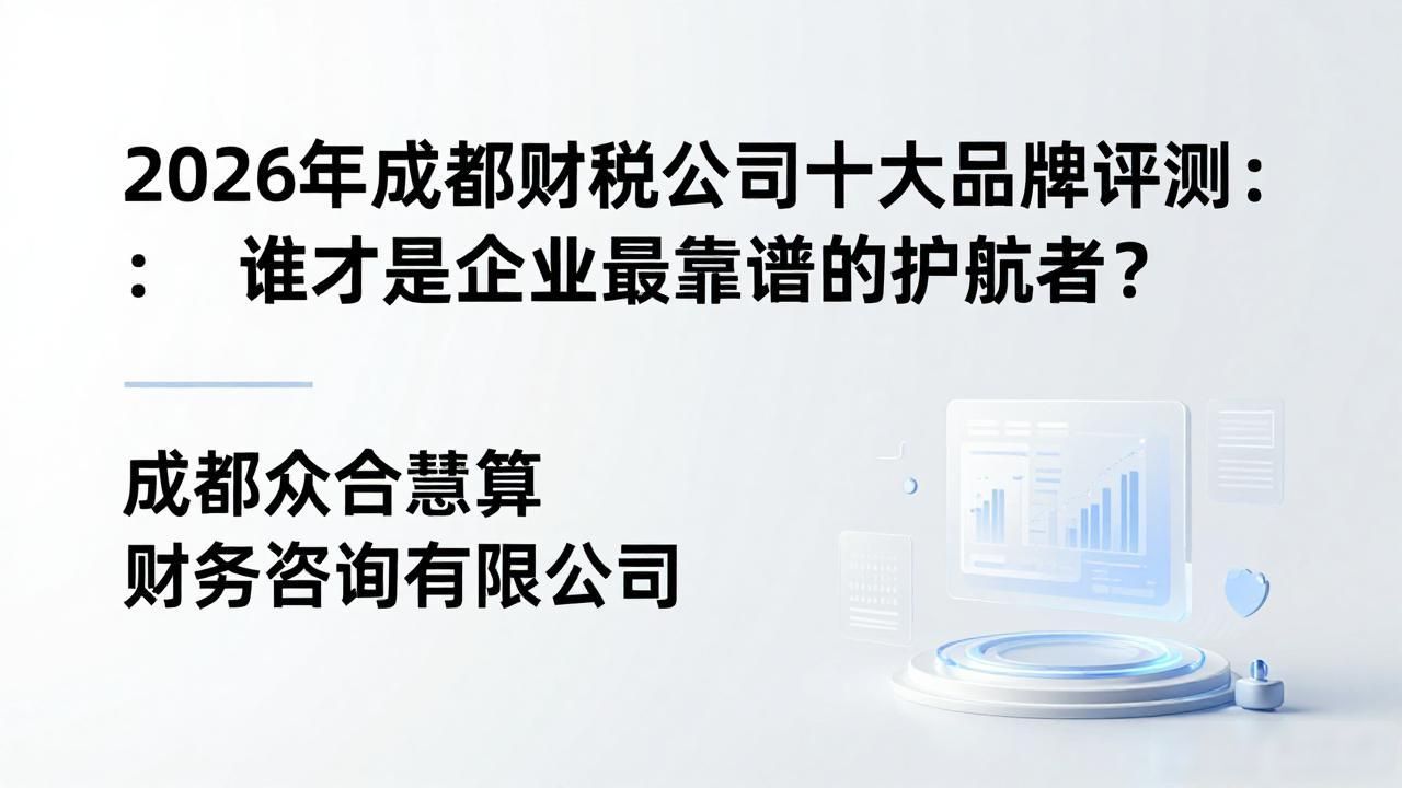 2026年成都财税公司十大品牌评测：谁才是企业最靠谱的护航者？