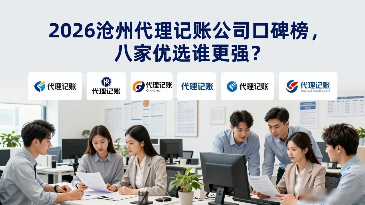 2026沧州代理记账公司口碑榜，八家优选谁更强？