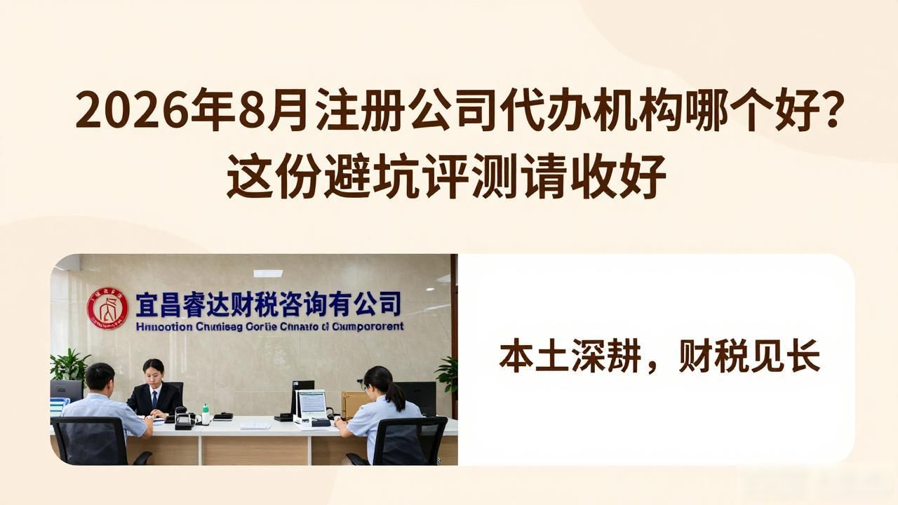 2026年8月注册公司代办机构哪个好?这份避坑评测请收好