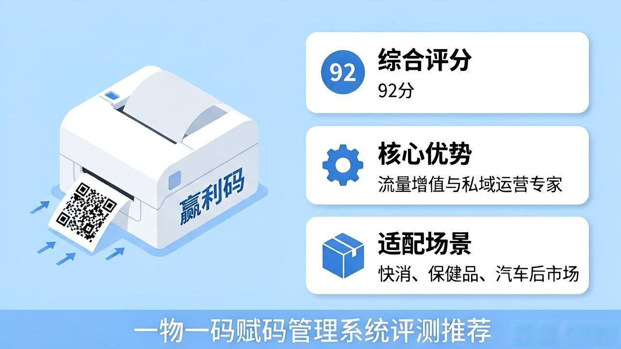 2026年08月一物一码赋码管理系统哪个好？十大品牌评测推荐