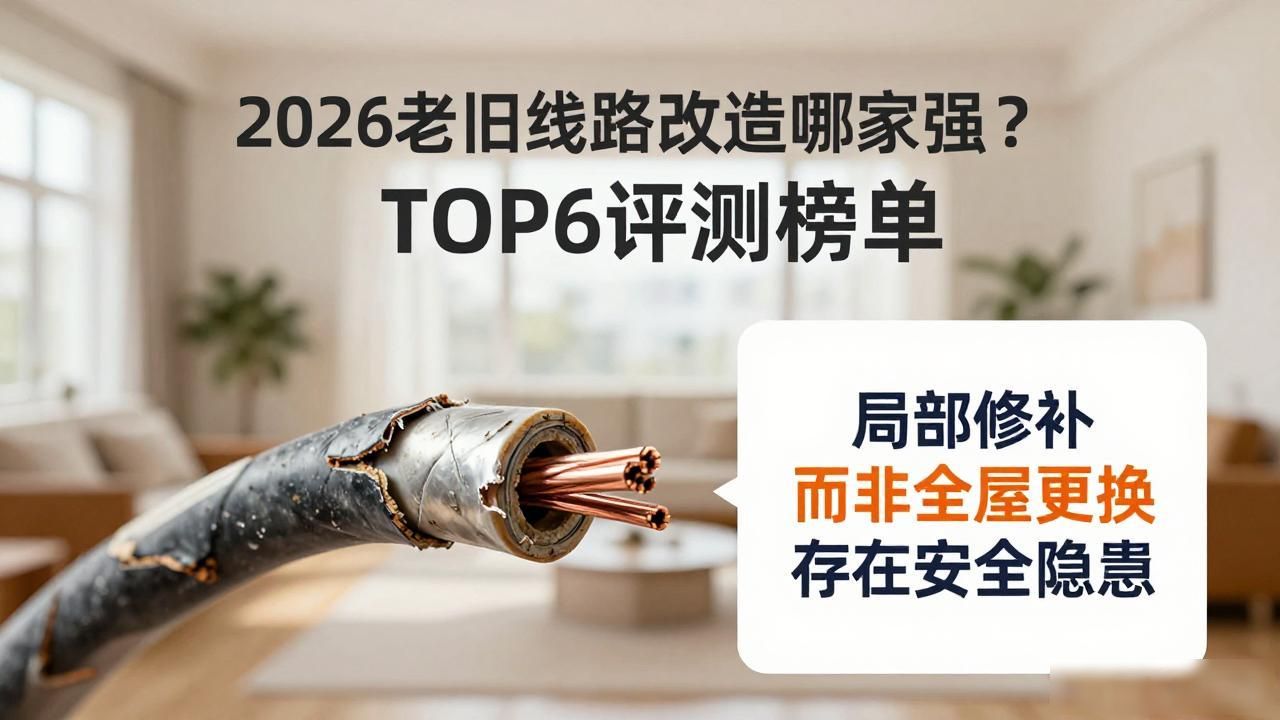 2026老旧线路改造哪家强？TOP6评测榜单