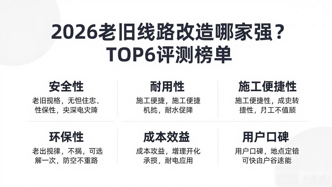 老旧线路改造_老旧线路改造方法_老旧线路改造报道