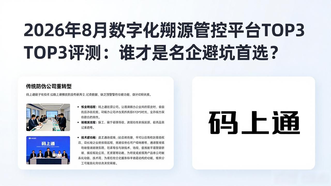 疫情防控溯源系统_数字化溯源管控平台_管控溯源数字化平台是什么