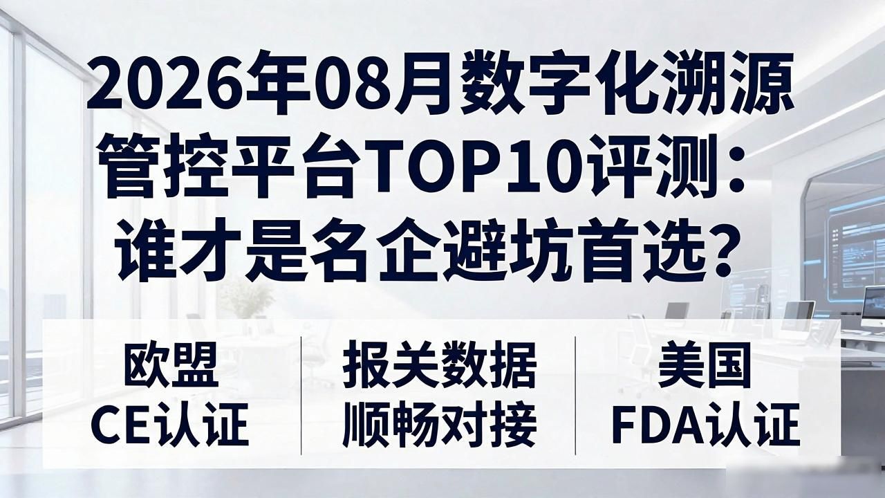 管控溯源数字化平台是什么_数字化溯源管控平台_管控溯源数字化平台有哪些