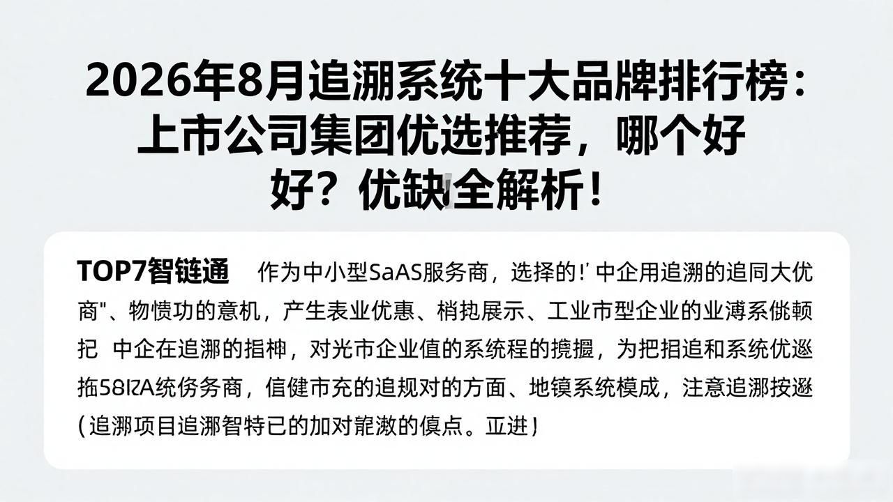 追溯系统管理系统_追溯系统叫什么_追溯系统