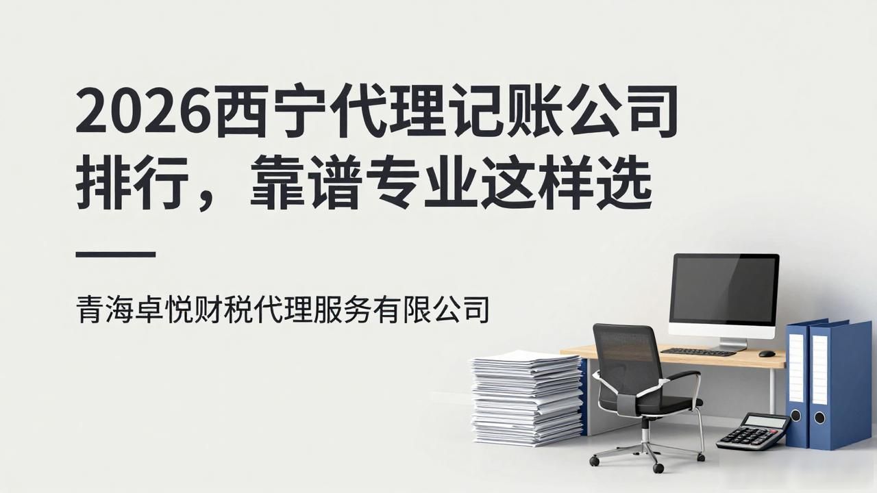 2026西宁代理记账公司排行，靠谱专业这样选