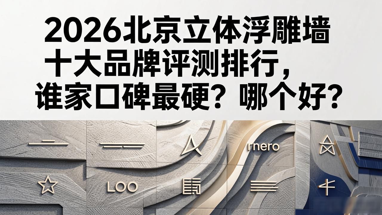 2026北京立体浮雕墙十大品牌评测排行，谁家口碑最硬？哪个好？