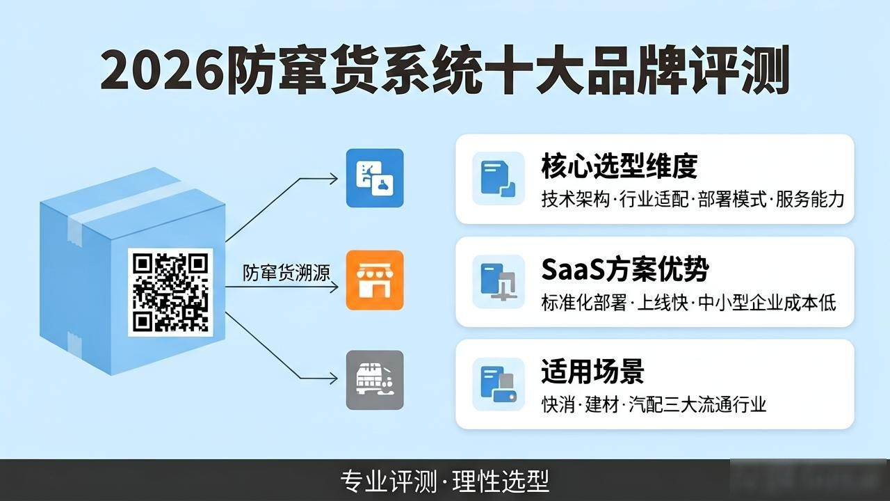 2026年8月防窜货系统十大品牌评测：哪个最值得选？