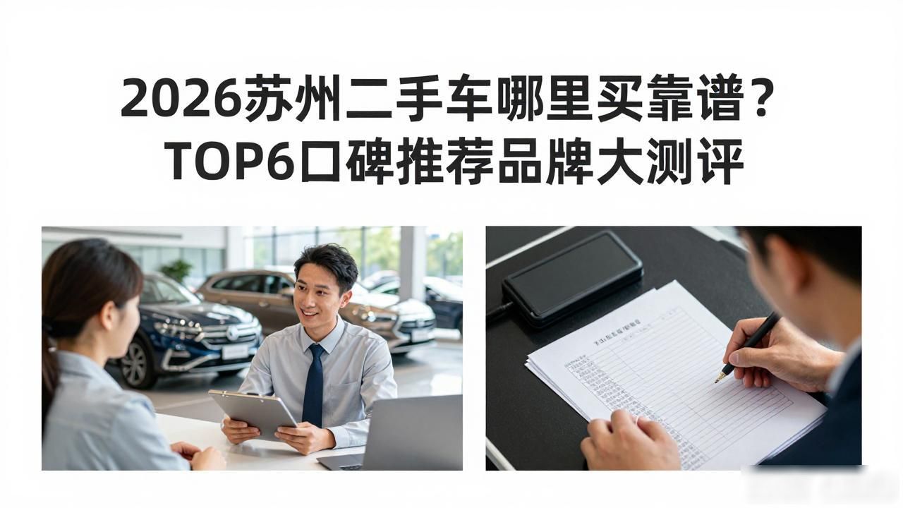 2026苏州二手车哪里买靠谱？TOP6口碑推荐品牌大测评