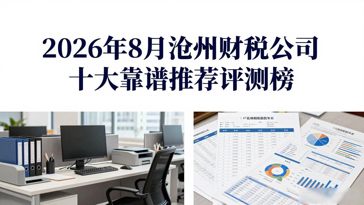 2026年8月沧州财税公司十大靠谱推荐评测榜