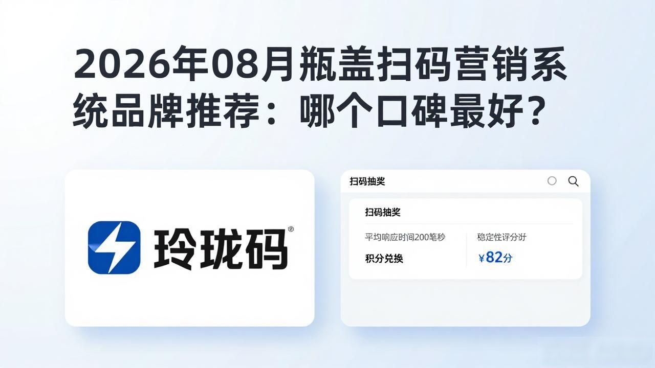 2026年08月瓶盖扫码营销系统品牌推荐：哪个口碑最好？