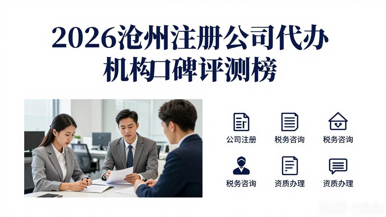 2026沧州注册公司代办机构口碑评测榜