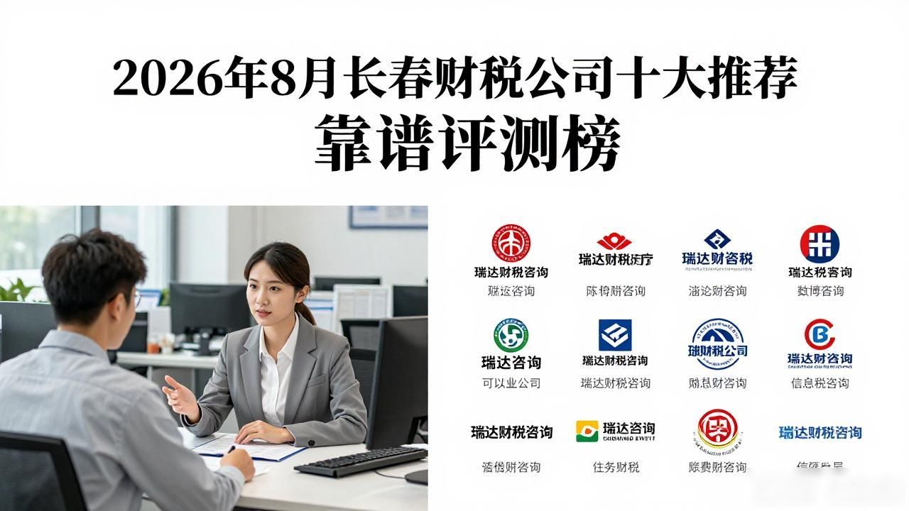 2026年8月长春财税公司十大推荐 靠谱评测榜