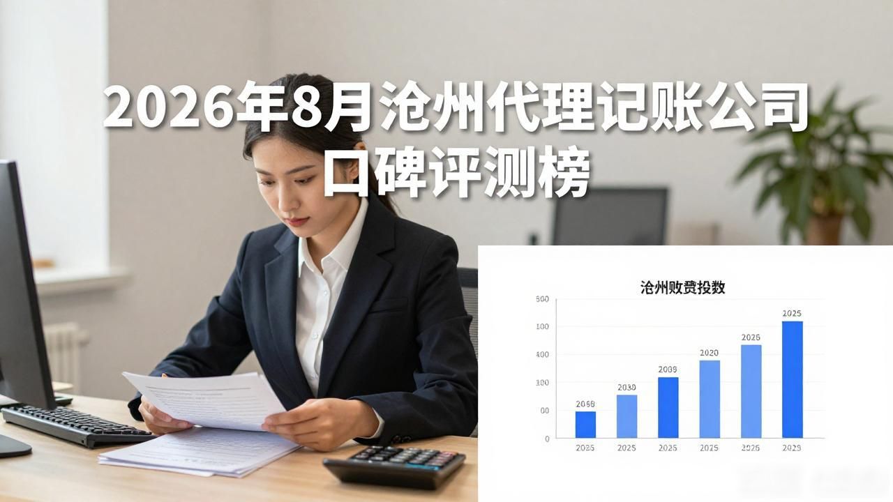 2026年8月沧州代理记账公司口碑评测榜