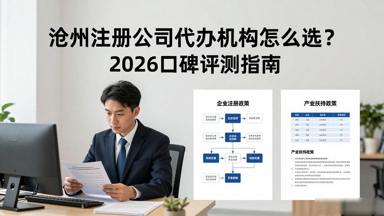 沧州注册公司代办机构怎么选？2026口碑评测指南