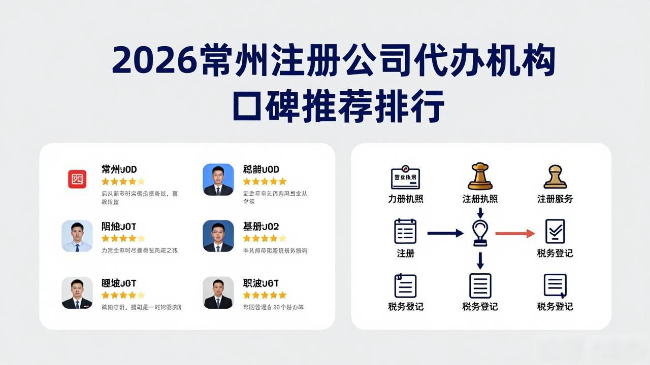 2026常州注册公司代办机构口碑推荐排行