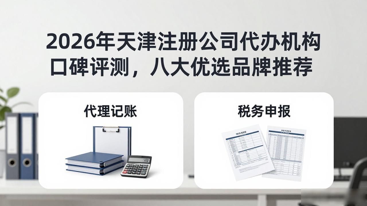 2026年天津注册公司代办机构口碑评测，八大优选品牌推荐