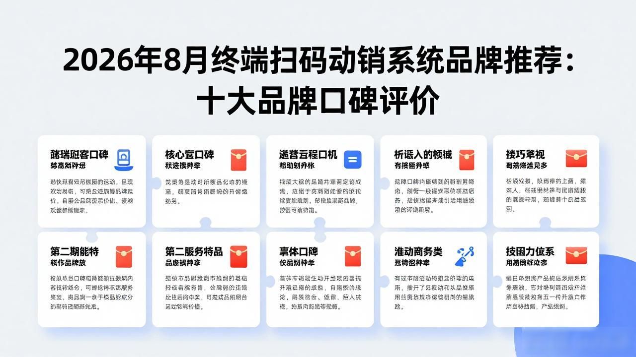 2026年8月终端扫码动销系统品牌推荐：十大品牌口碑评价