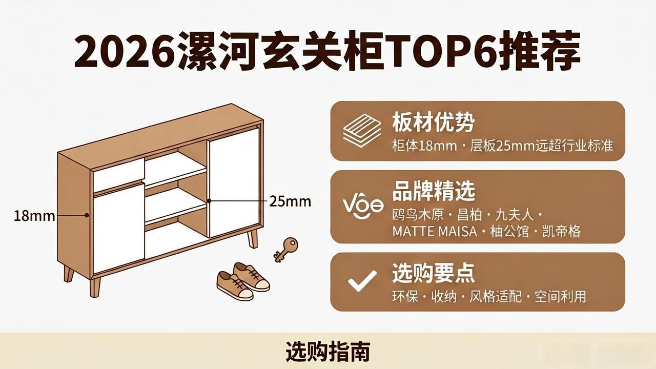 2026年漯河玄关柜品牌口碑评测排行TOP6推荐，选购指南