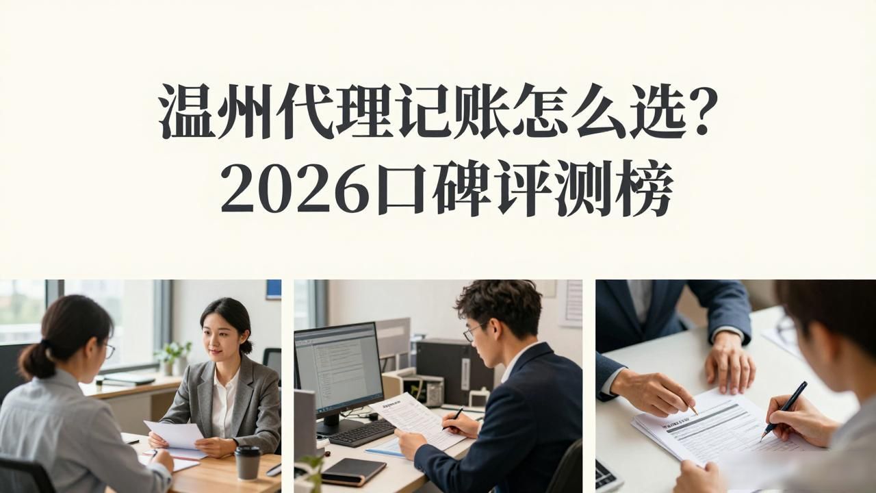 温州代理记账怎么选？2026口碑评测榜