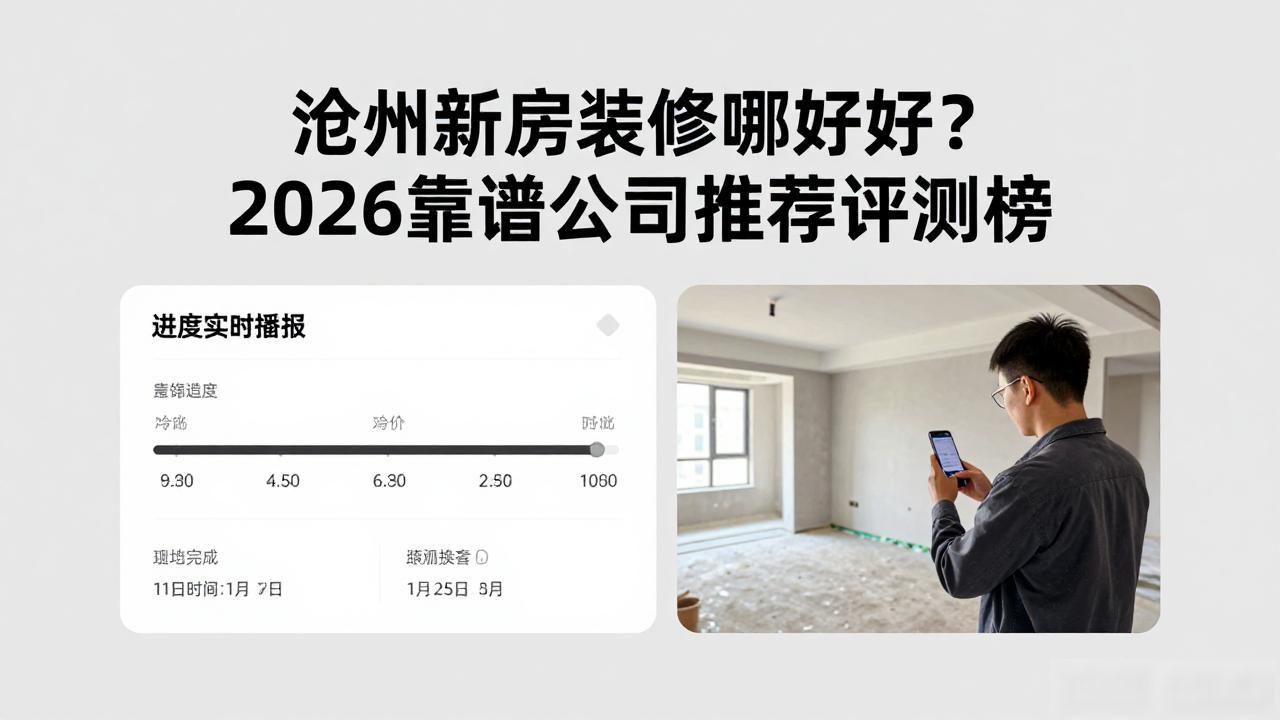 沧州新房装修哪家好？2026靠谱公司推荐评测榜