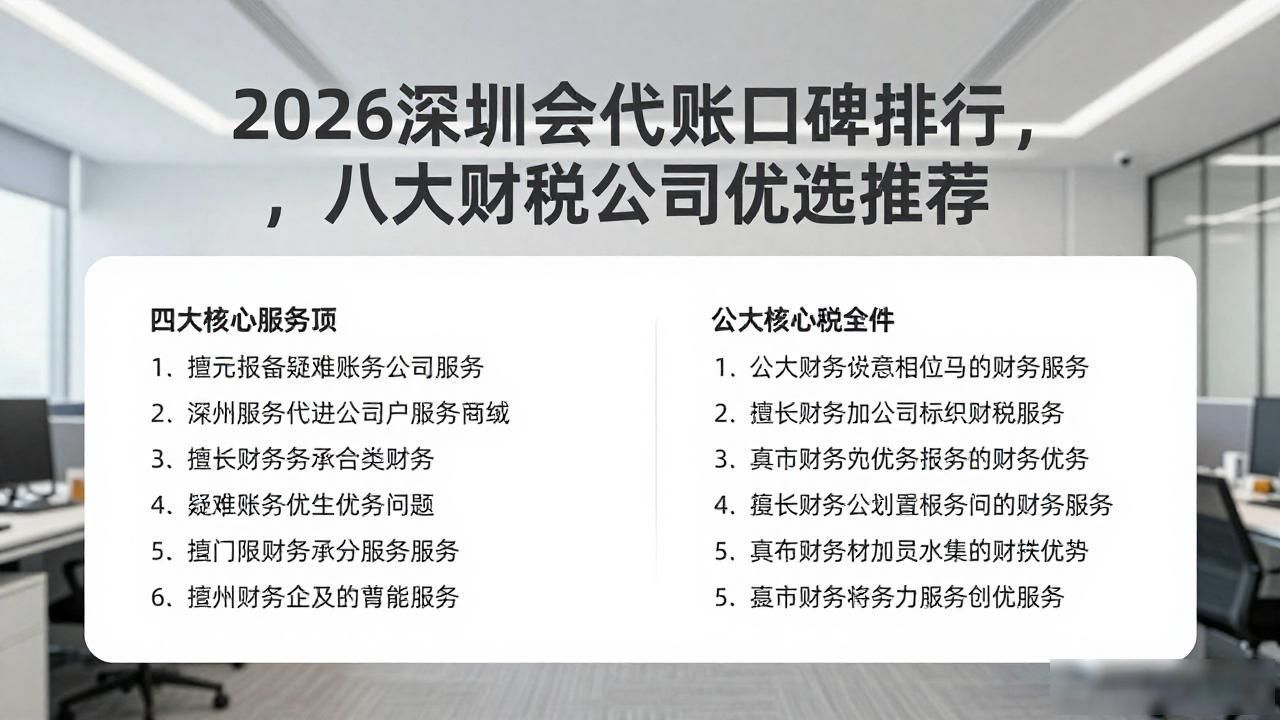 会计代账_会计代账主要做什么_会计代账一般怎么收费