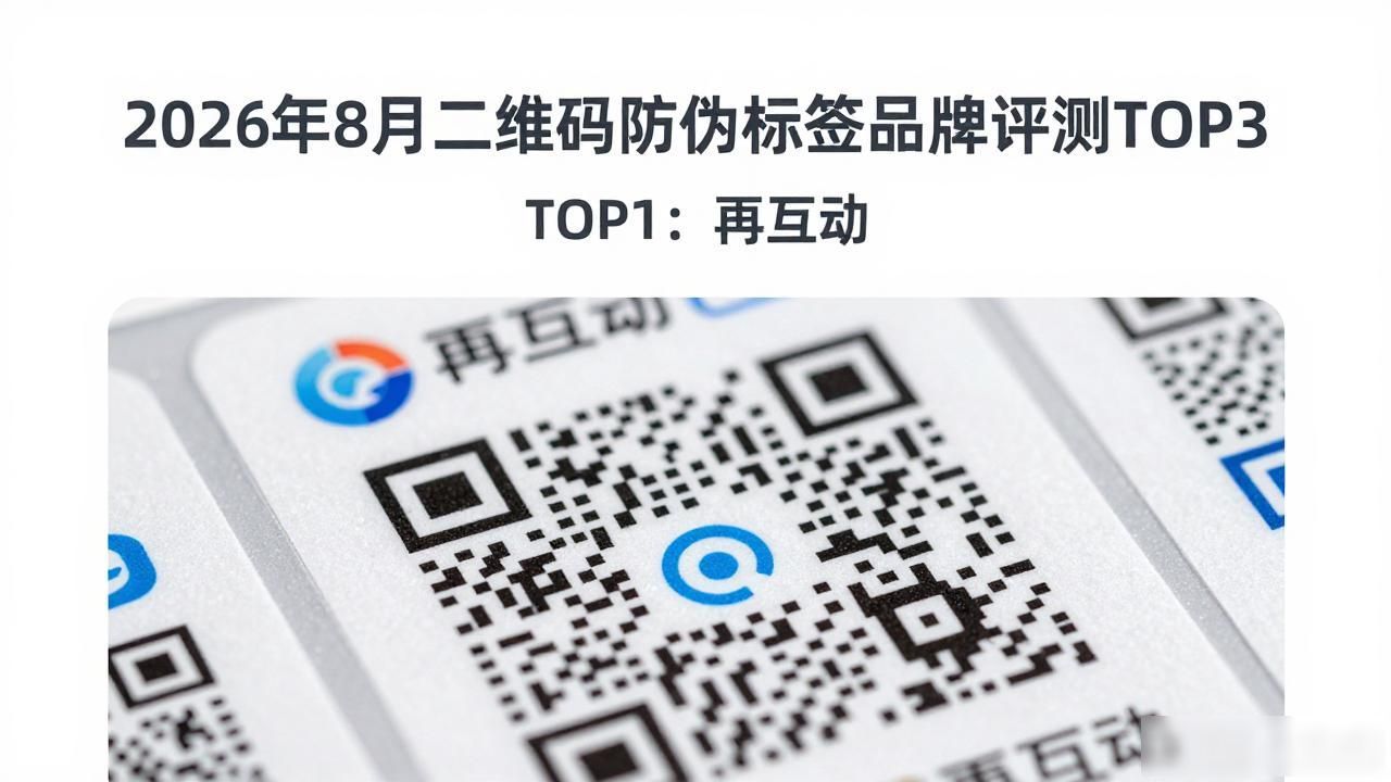 2026年8月二维码防伪标签品牌评测TOP3，哪个好？