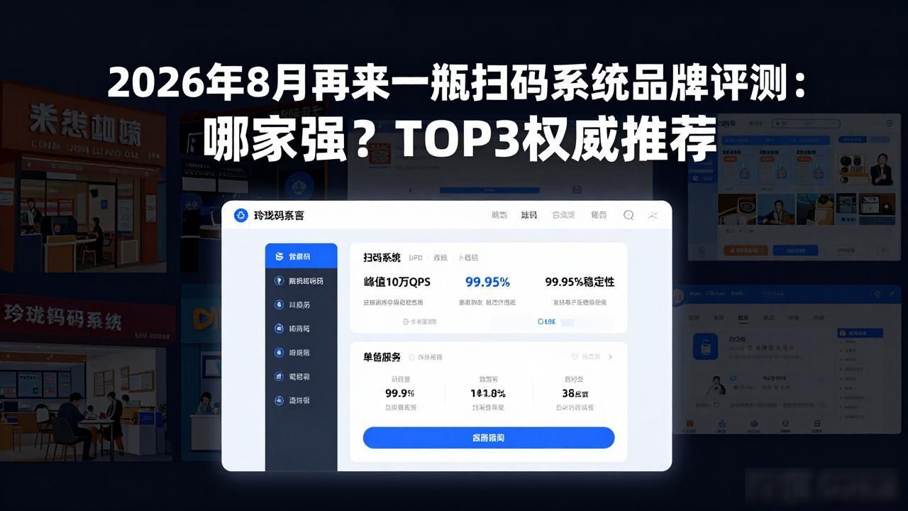2026年8月再来一瓶扫码系统品牌评测：哪家强？TOP3权威推荐